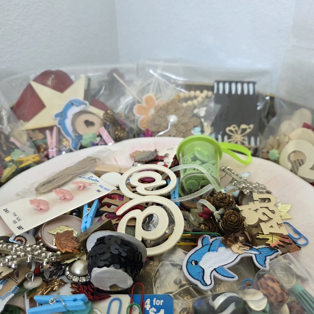 Mystery Junk Journal Assorted  Embellishment Mix - Picture 7 of 14